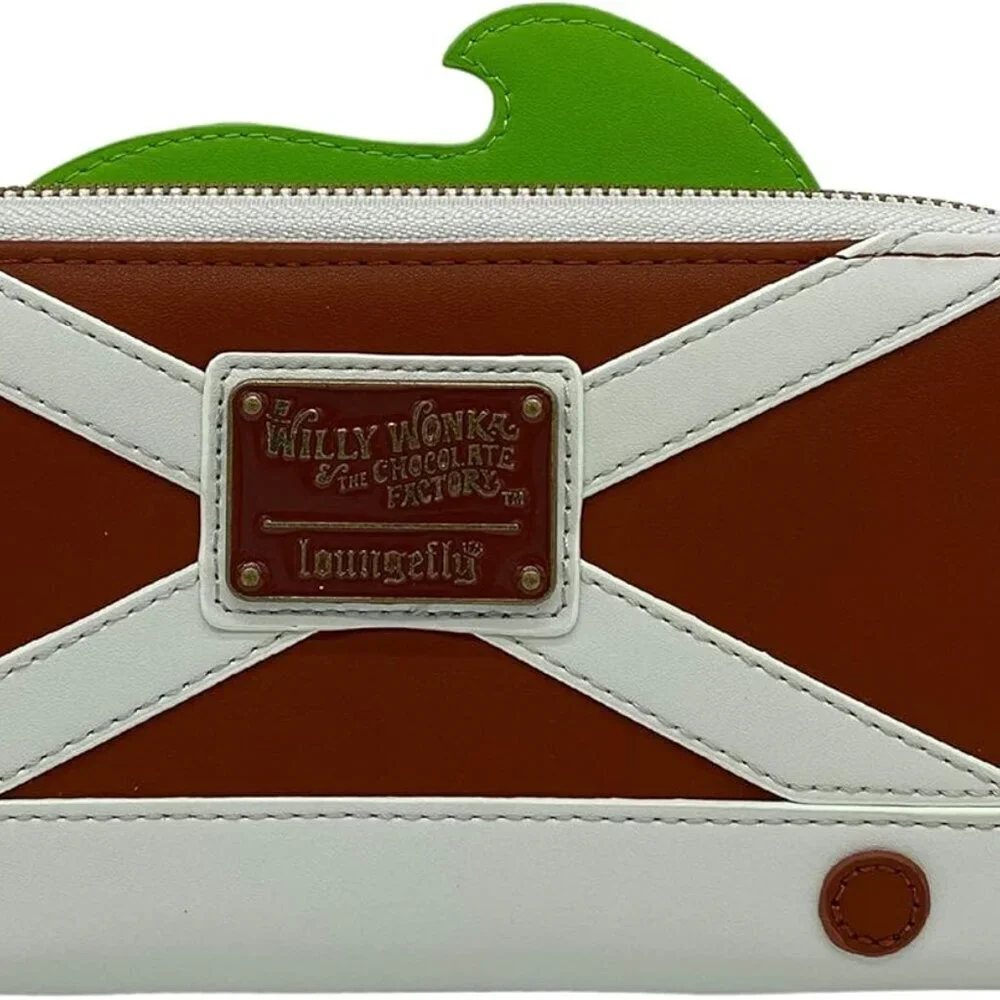 Willy Wonka Oompa Loompa Wallet Faux Leather 7 Card Holders Zippered